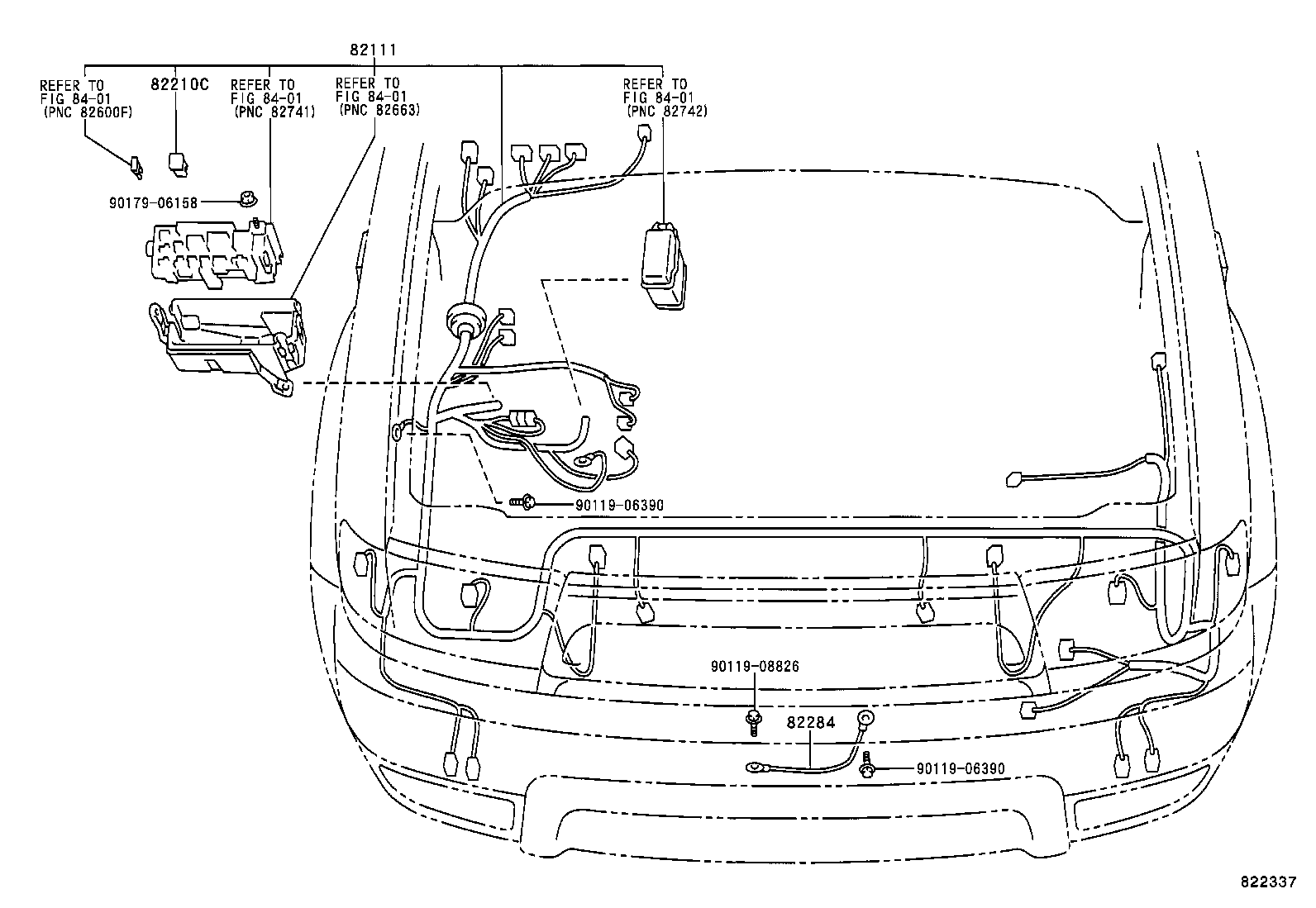  HILUX SURF |  WIRING CLAMP