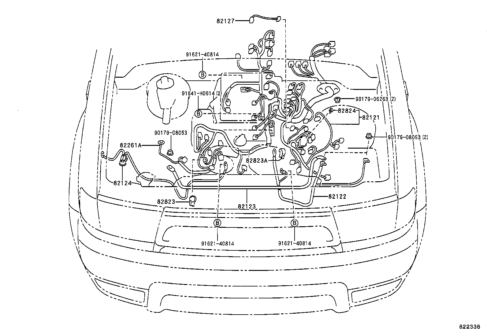  HILUX SURF |  WIRING CLAMP