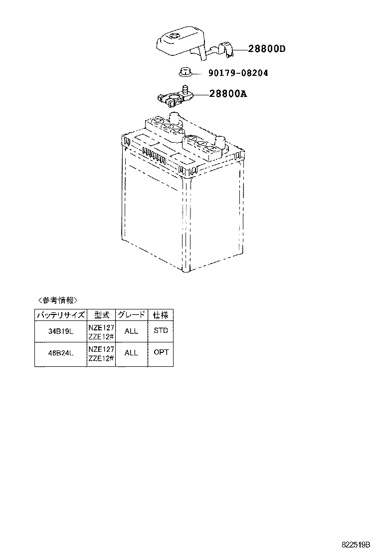  WILL VS |  BATTERY BATTERY CABLE