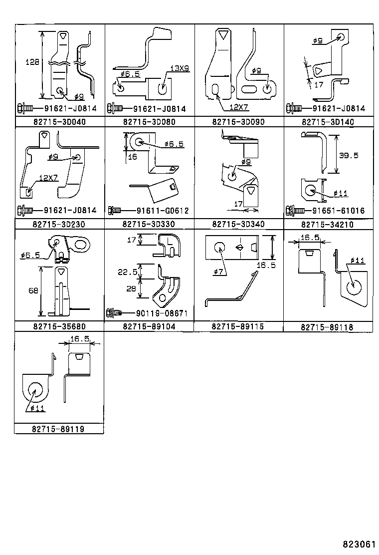  HILUX |  WIRING CLAMP