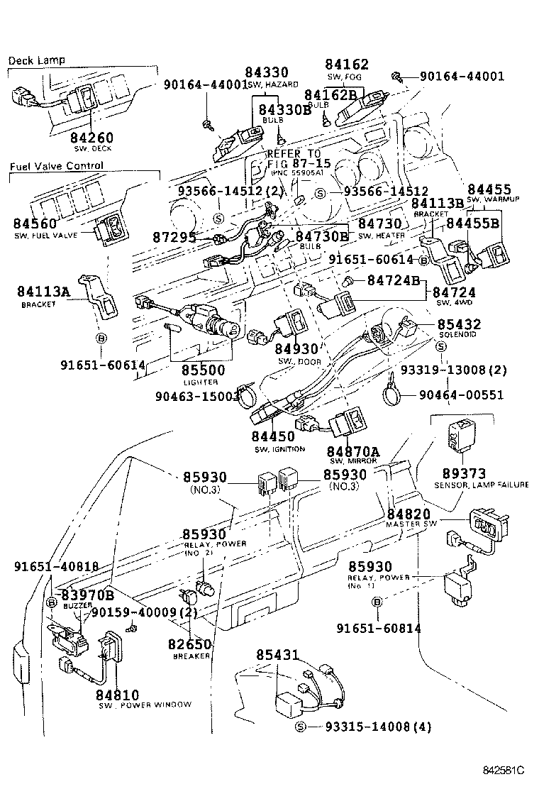  DYNA TOYOACE |  SWITCH RELAY COMPUTER