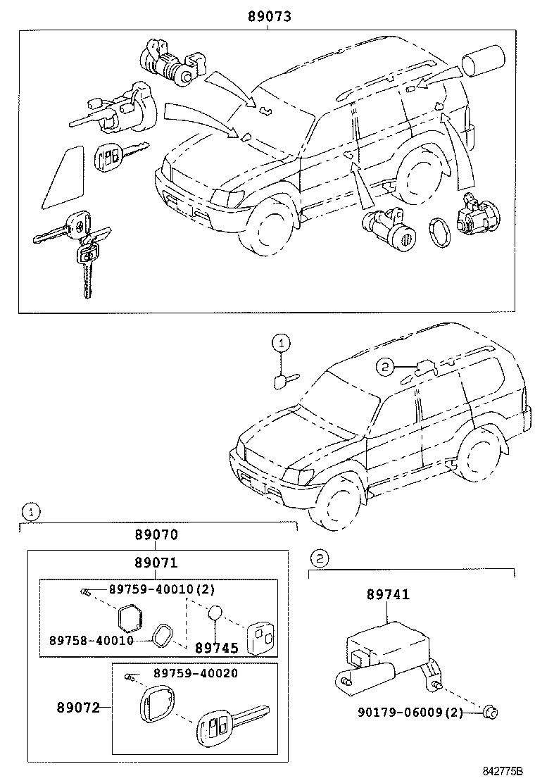  LAND CRUISER PRADO |  WIRELESS DOOR LOCK