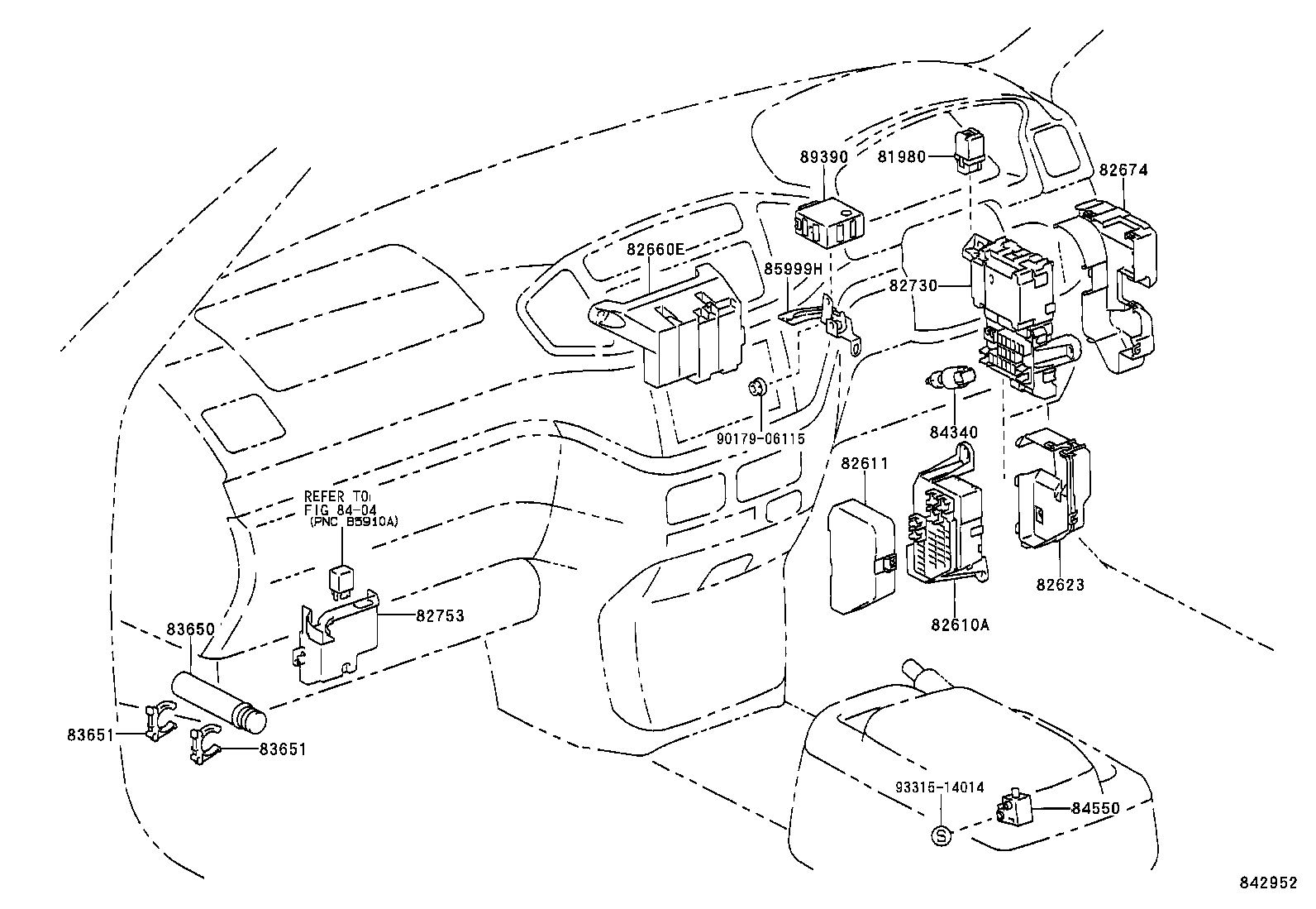  REGIUS TOURING HIACE |  SWITCH RELAY COMPUTER