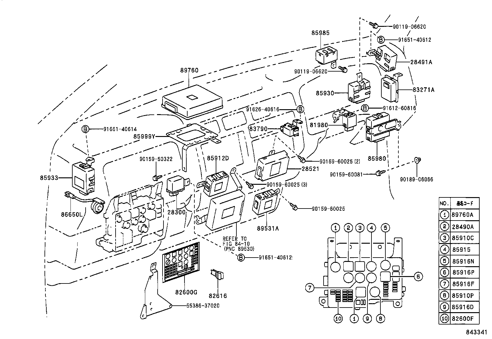  DYNA 200 TOYOACE G25 |  SWITCH RELAY COMPUTER