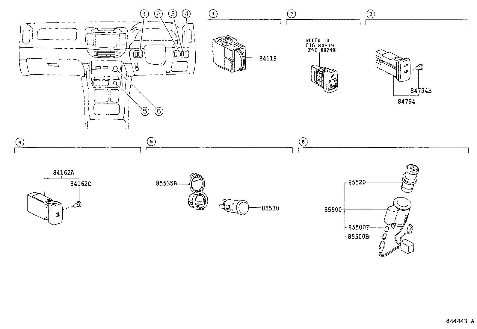  CAMRY |  SWITCH RELAY COMPUTER