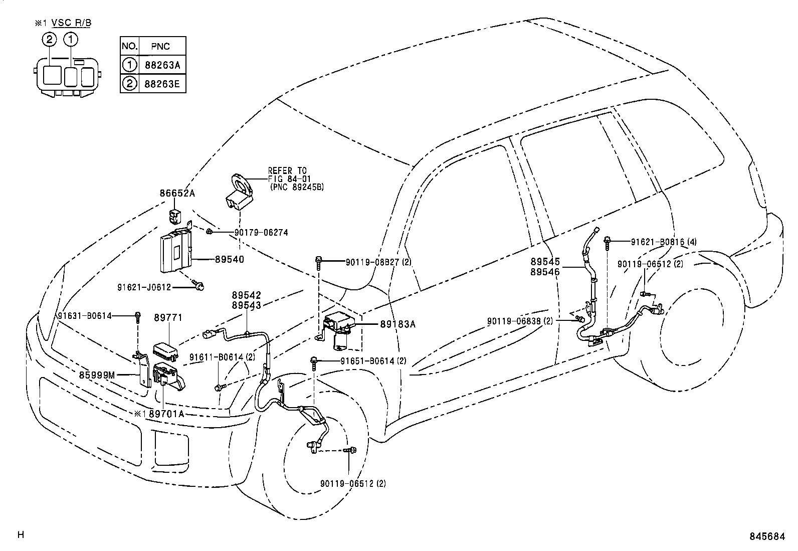  RAV4 J L |  ABS VSC