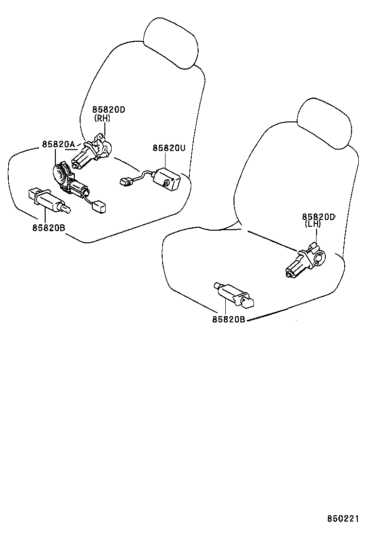  LAND CRUISER PRADO |  SEAT MOTOR SEAT HEATER