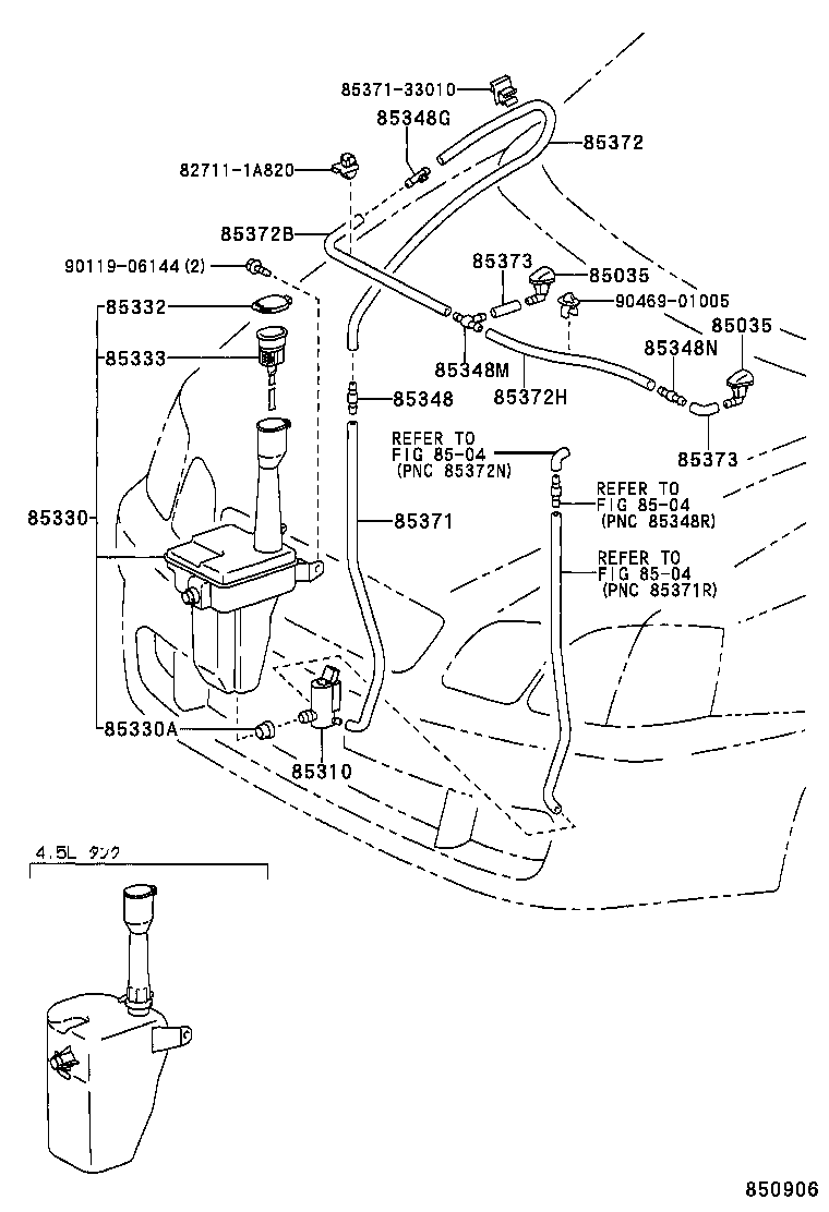  GAIA |  WINDSHIELD WASHER