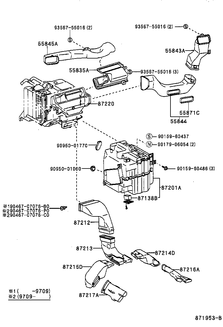  RAV4 |  HEATING AIR CONDITIONING CONTROL AIR DUCT