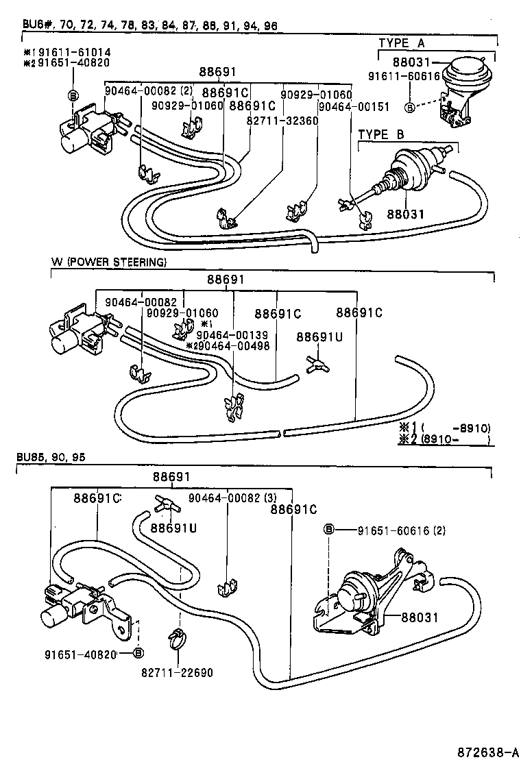  DYNA TOYOACE |  HEATING AIR CONDITIONING VACUUM PIPING