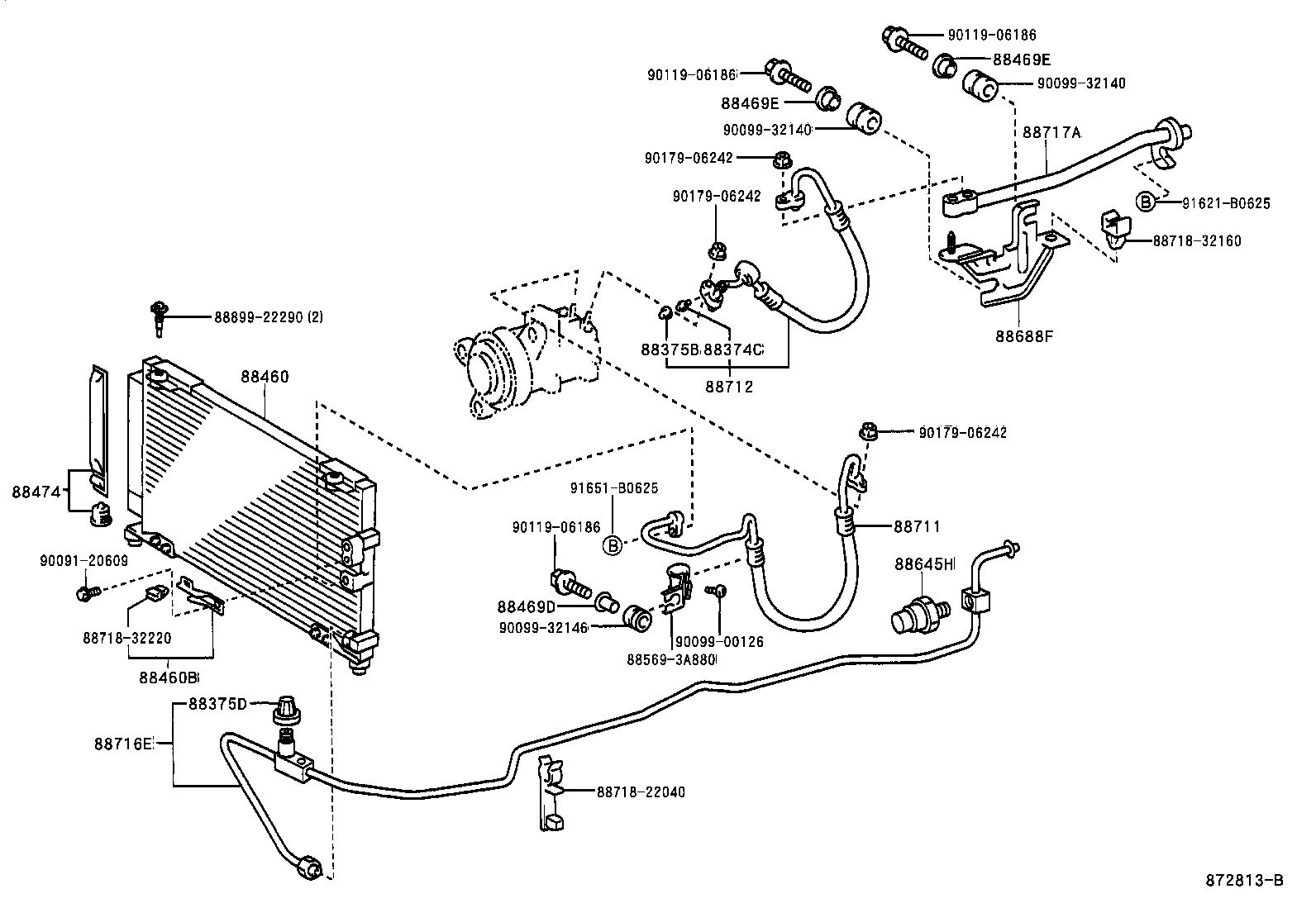  CRESTA |  HEATING AIR CONDITIONING COOLER PIPING