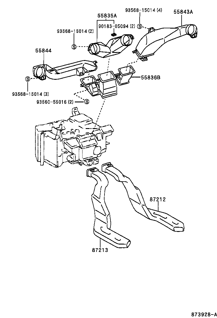  WILL VI |  HEATING AIR CONDITIONING CONTROL AIR DUCT