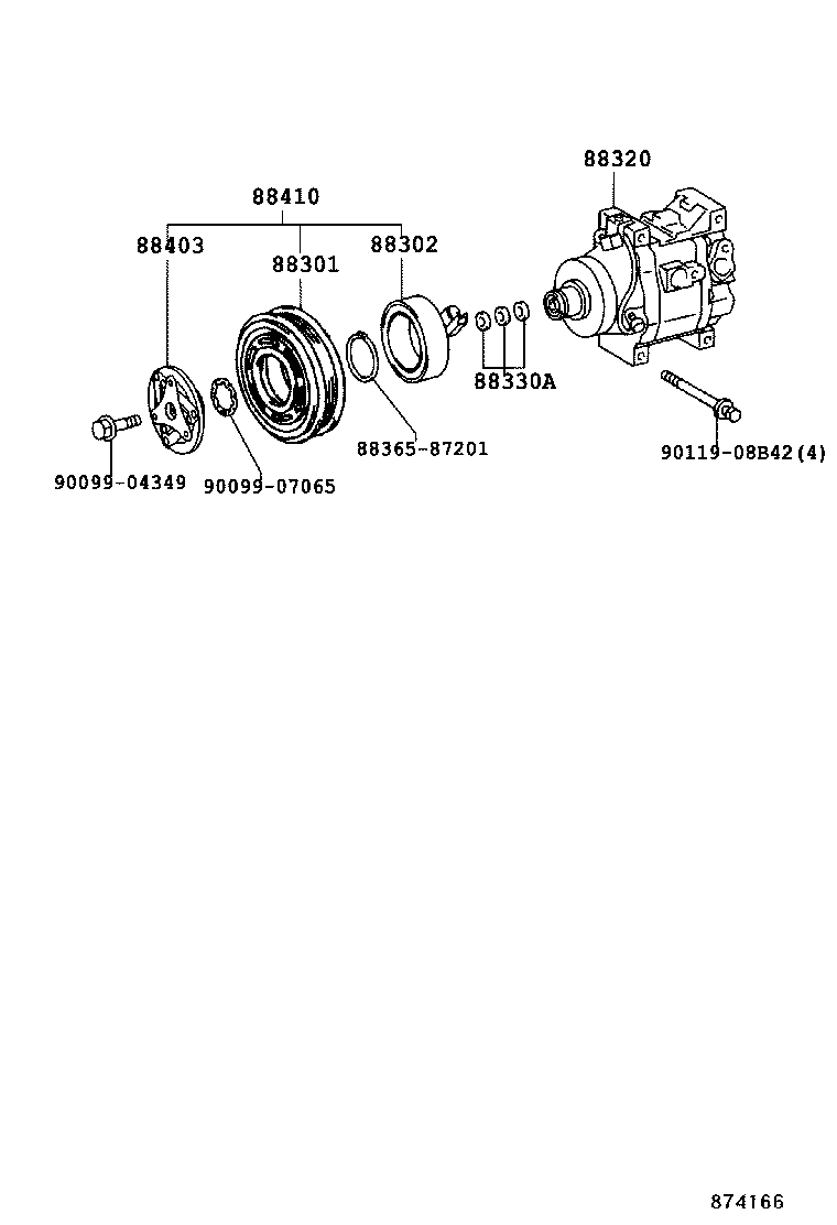  PRIUS |  HEATING AIR CONDITIONING COMPRESSOR