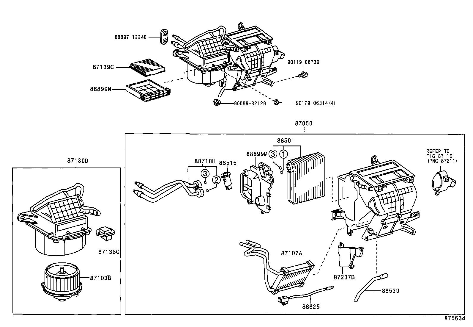  CELICA |  HEATING AIR CONDITIONING COOLER UNIT