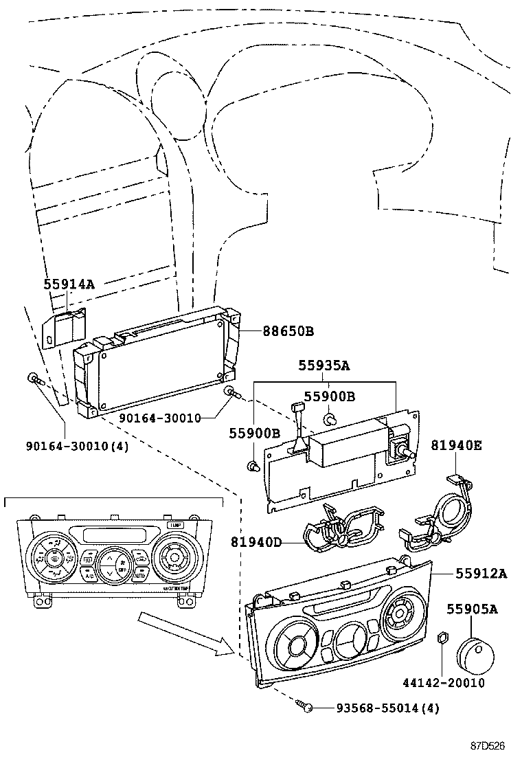  CELICA |  HEATING AIR CONDITIONING CONTROL AIR DUCT