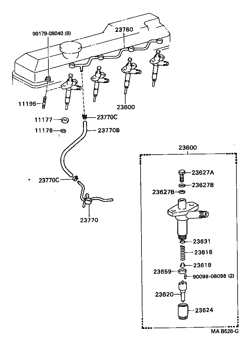  DYNA TOYOACE |  INJECTION NOZZLE