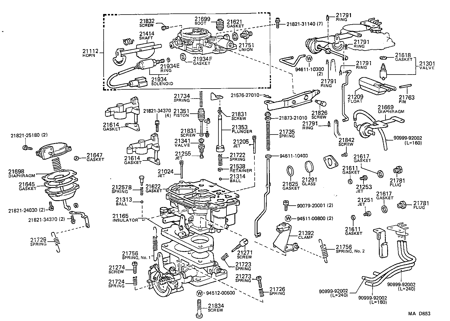  LAND CRUISER S T H T |  CARBURETOR