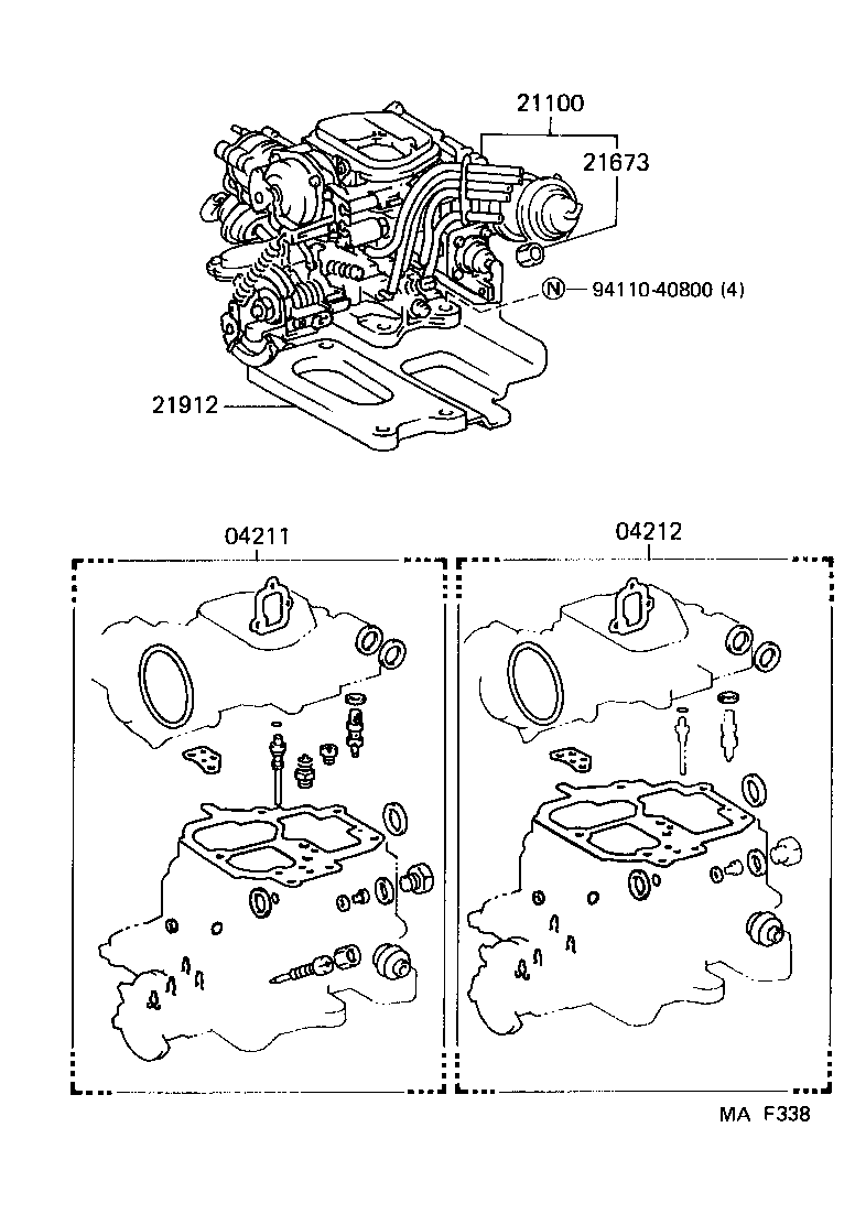  LITE TOWNACE V WG |  CARBURETOR ASSEMBLY