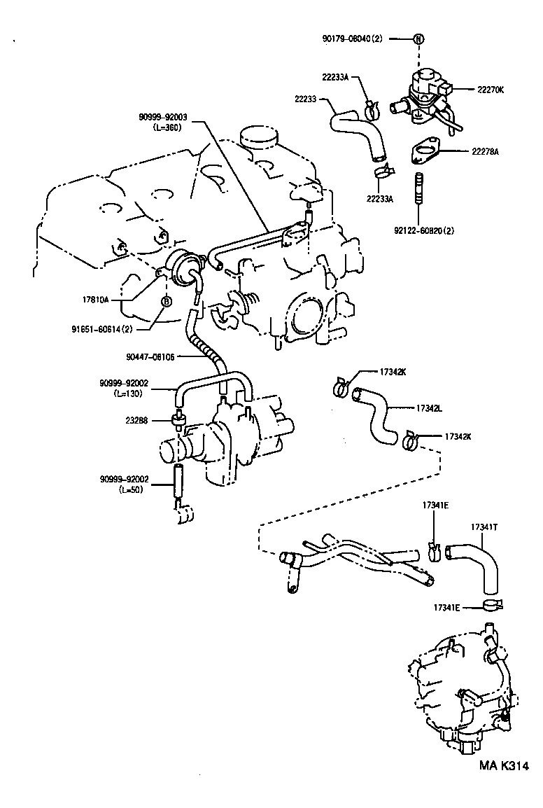  DYNA 200 TOYOACE G25 |  VACUUM PIPING