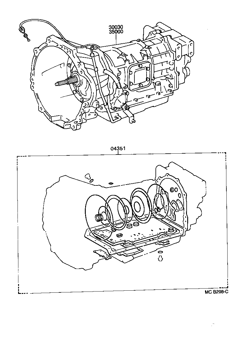  DYNA TOYOACE |  TRANSAXLE OR TRANSMISSION ASSY GASKET KIT ATM