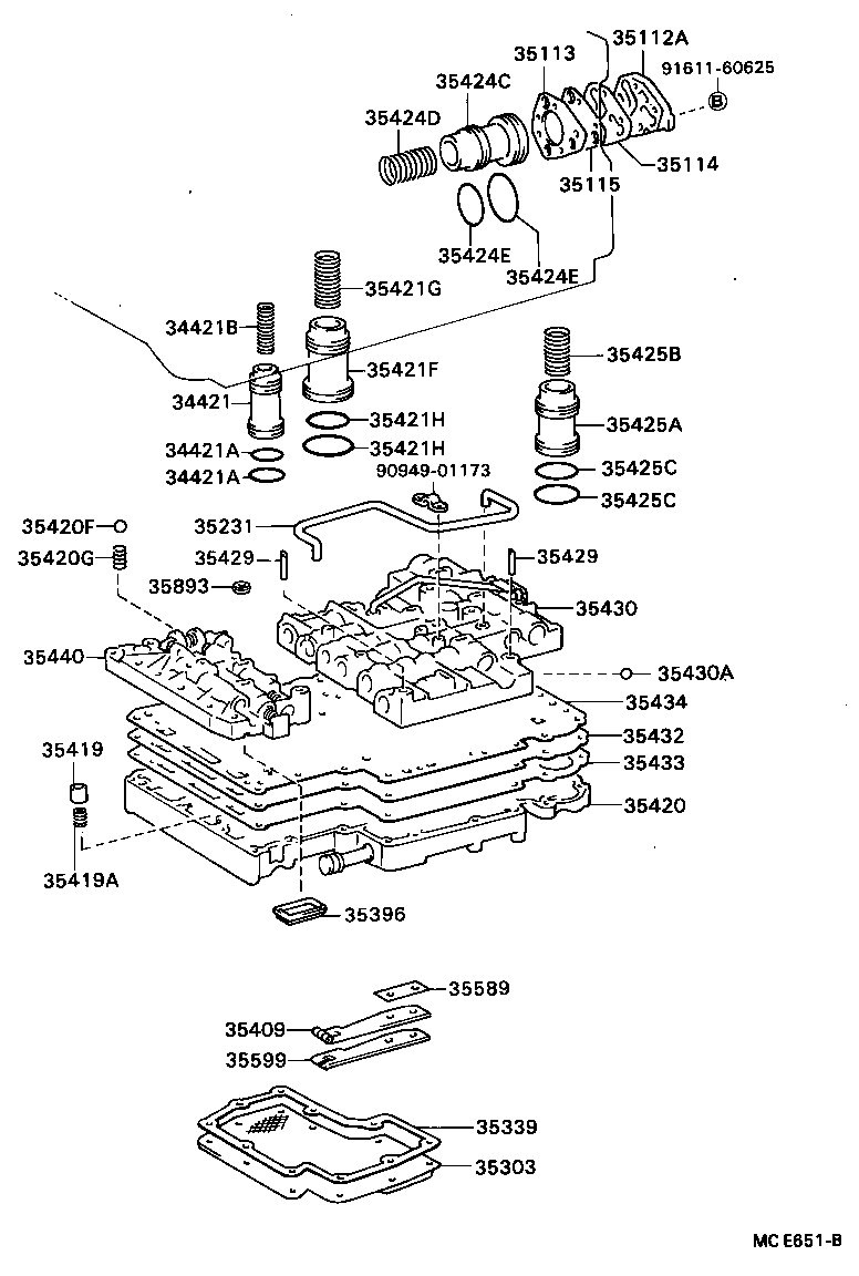  DYNA TOYOACE |  VALVE BODY OIL STRAINER ATM