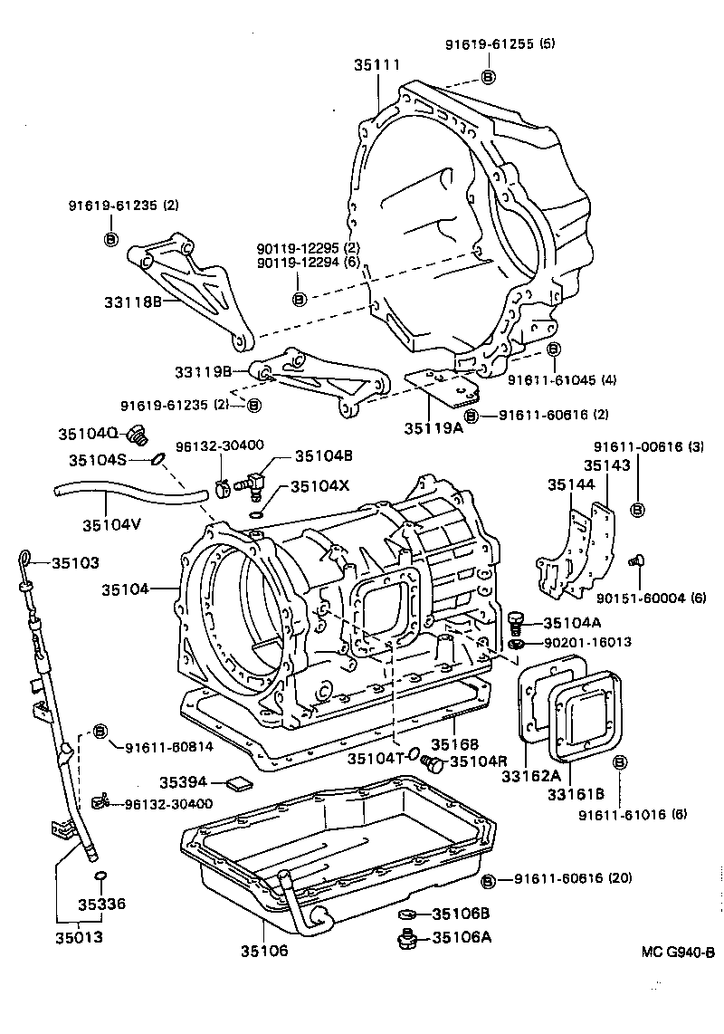  DYNA TOYOACE |  TRANSMISSION CASE OIL PAN ATM