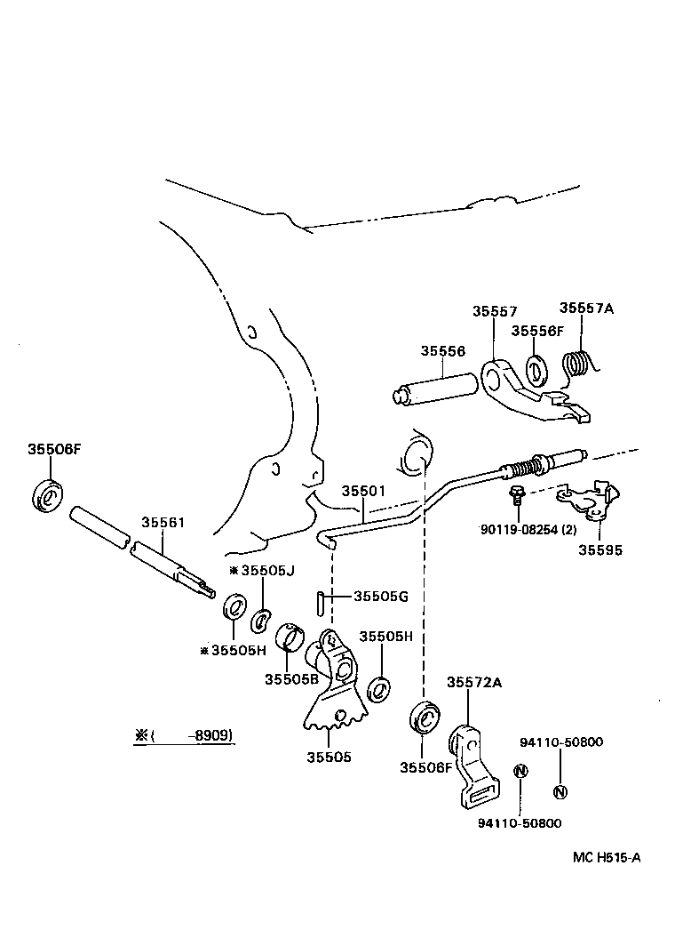  DYNA TOYOACE |  THROTTLE LINK VALVE LEVER ATM