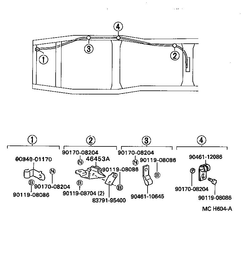  DYNA TOYOACE |  PARKING BRAKE CABLE