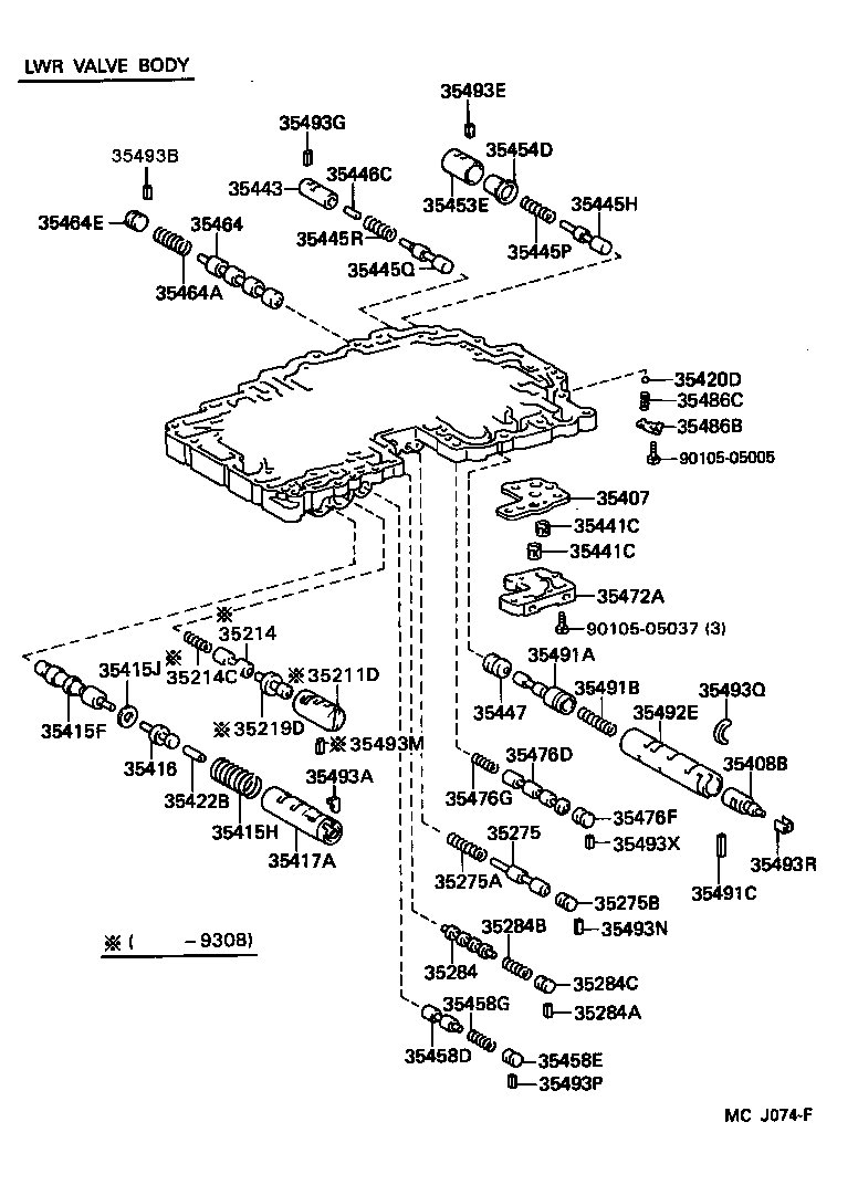  CROWN |  VALVE BODY OIL STRAINER ATM