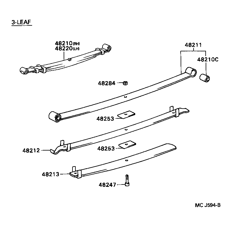  DYNA TOYOACE |  REAR SPRING SHOCK ABSORBER