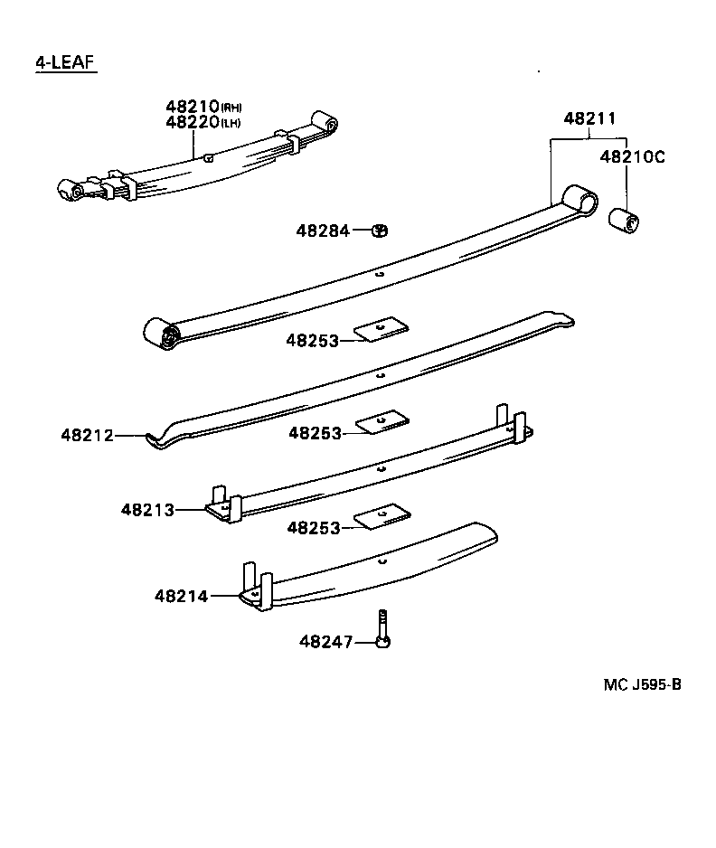  DYNA TOYOACE |  REAR SPRING SHOCK ABSORBER