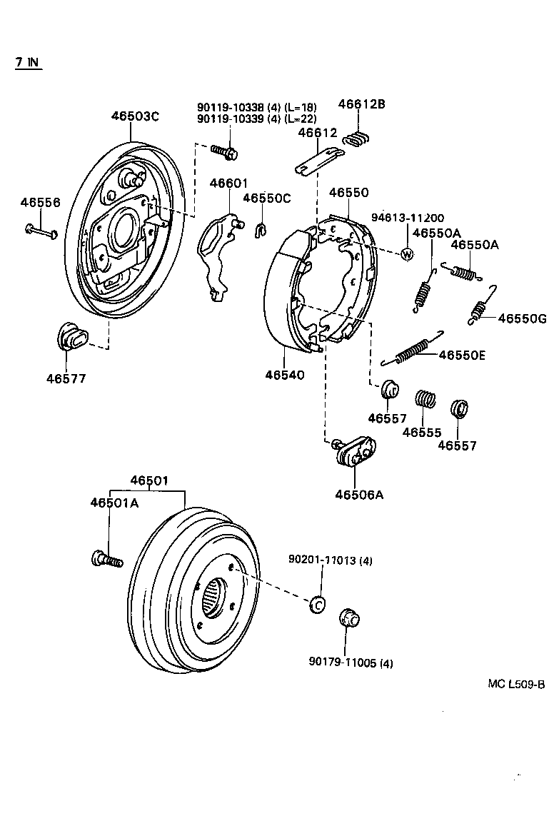  DYNA TOYOACE |  PARKING BRAKE CABLE