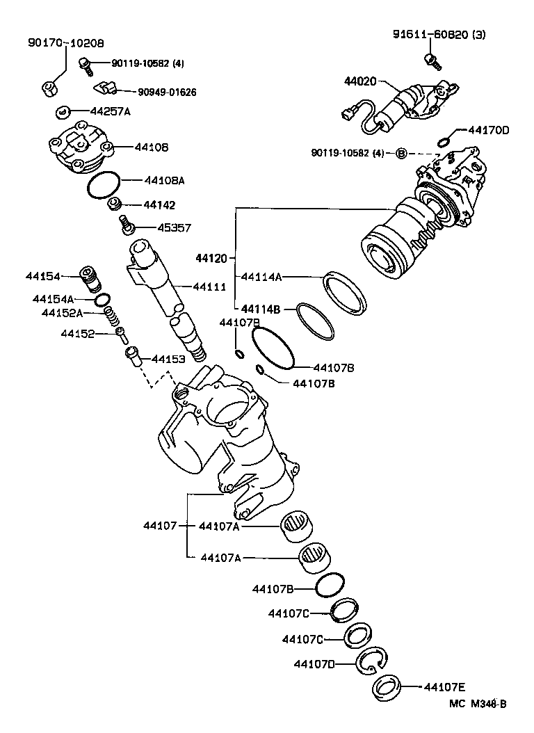  CROWN |  FRONT STEERING GEAR LINK