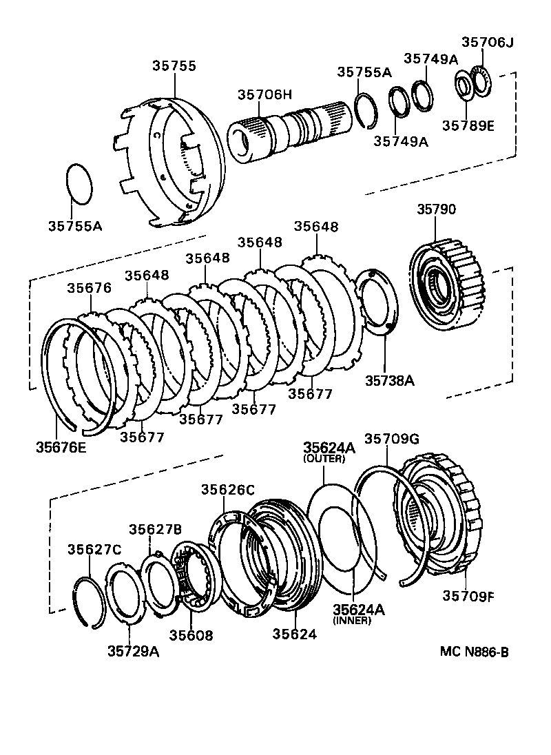  MARK 2 |  CENTER SUPPORT PLANETARY SUN GEAR ATM