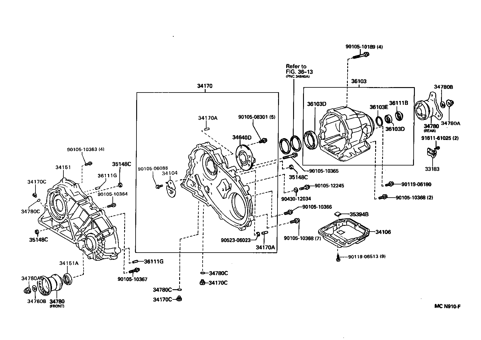  MARK 2 |  TRANSFER CASE EXTENSION HOUSING