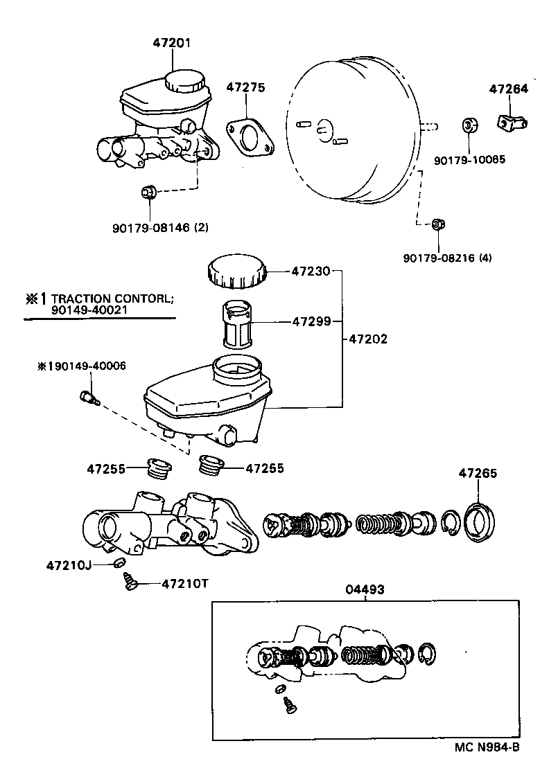  MARK 2 |  BRAKE MASTER CYLINDER