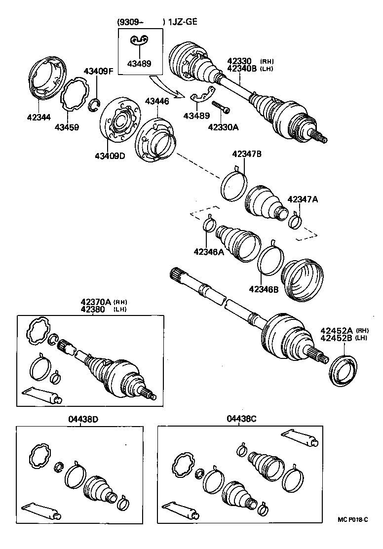  MARK 2 |  REAR AXLE SHAFT HUB