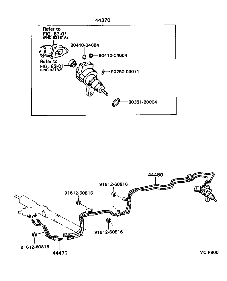  HIACE REGIUSACE |  TROCHOID PUMP TUBE POWER STEERING