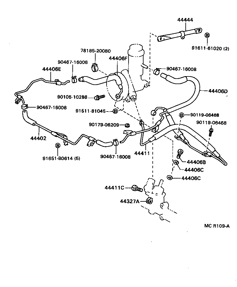  MARK 2 |  POWER STEERING TUBE