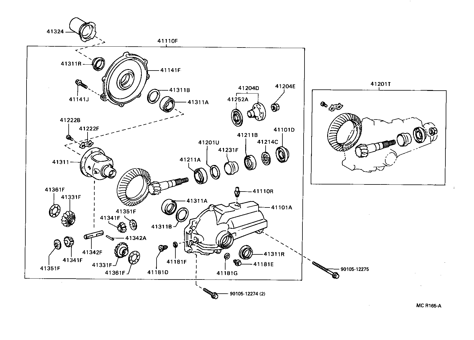  MARK 2 |  FRONT AXLE HOUSING DIFFERENTIAL