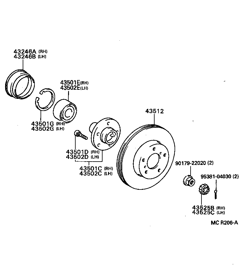  MARK 2 |  FRONT AXLE HUB