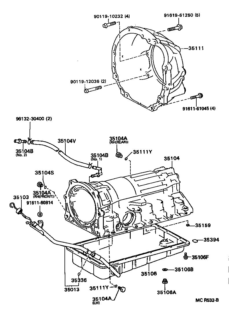  MARK 2 |  TRANSMISSION CASE OIL PAN ATM