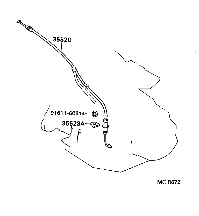  CAMRY VISTA |  THROTTLE LINK VALVE LEVER ATM