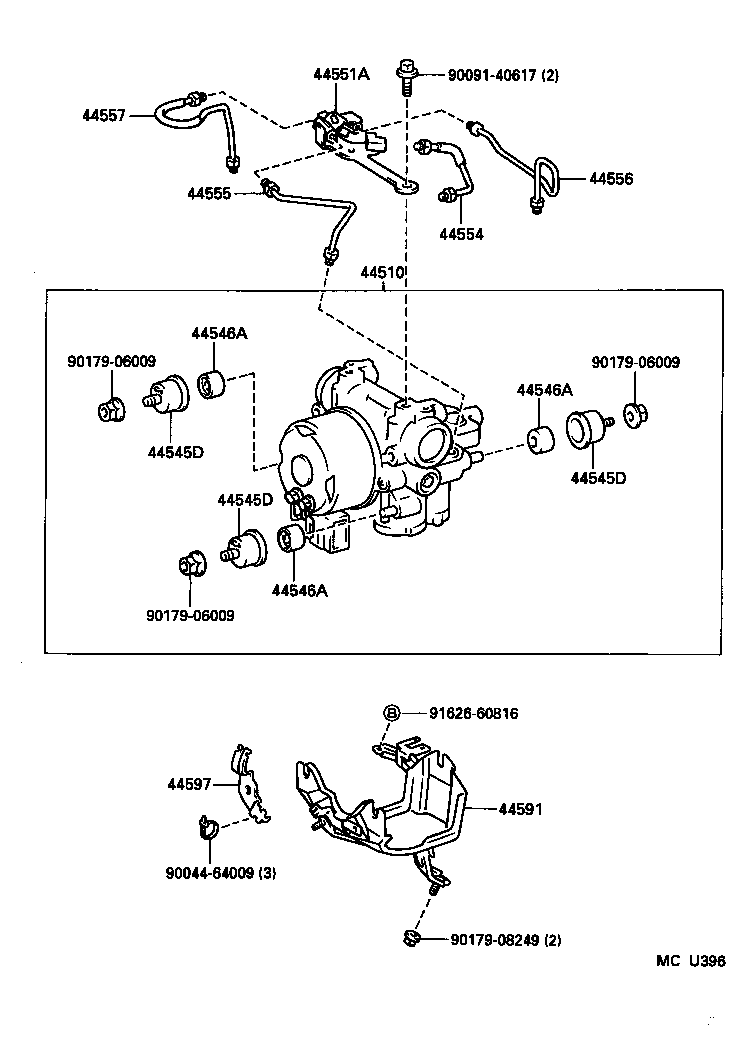  CROWN CROWN MAJESTA |  BRAKE TUBE CLAMP