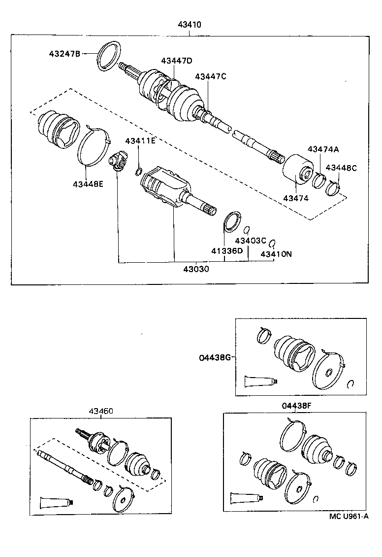  CORONA |  FRONT DRIVE SHAFT