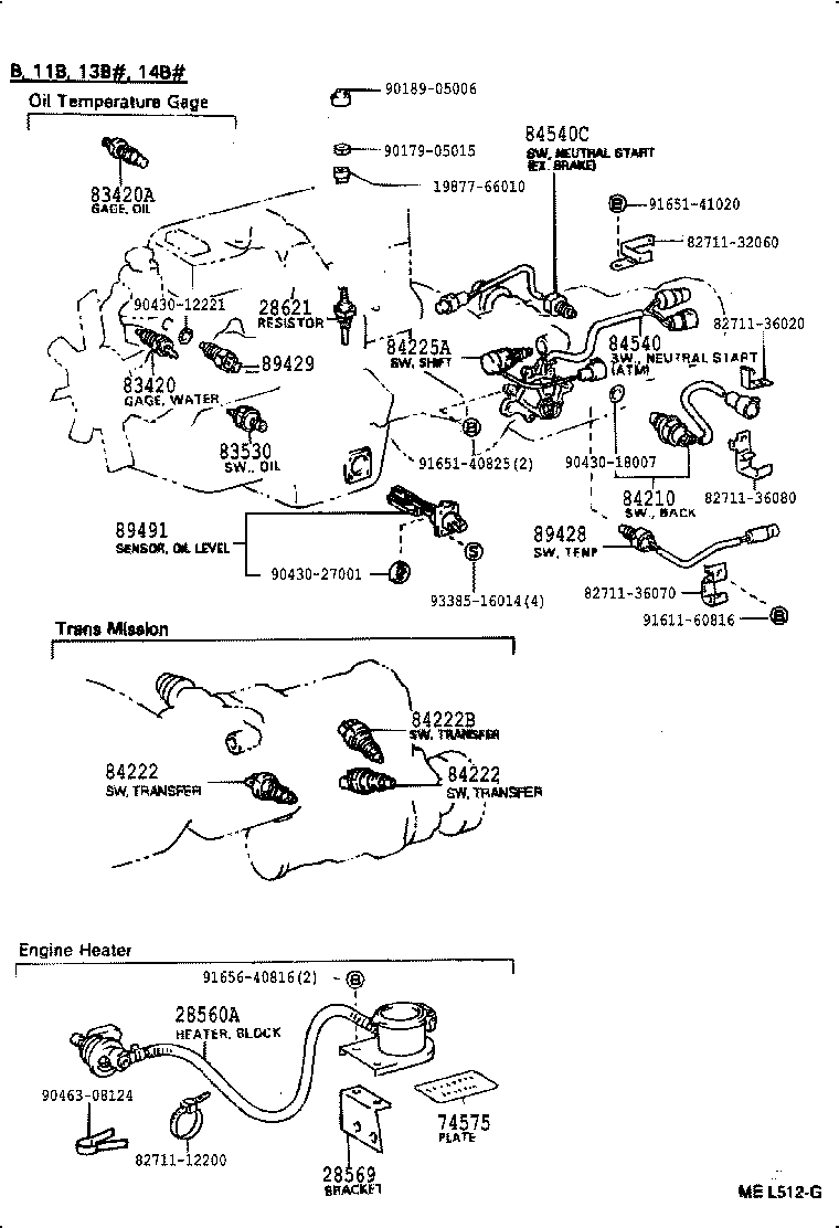  DYNA TOYOACE |  SWITCH RELAY COMPUTER