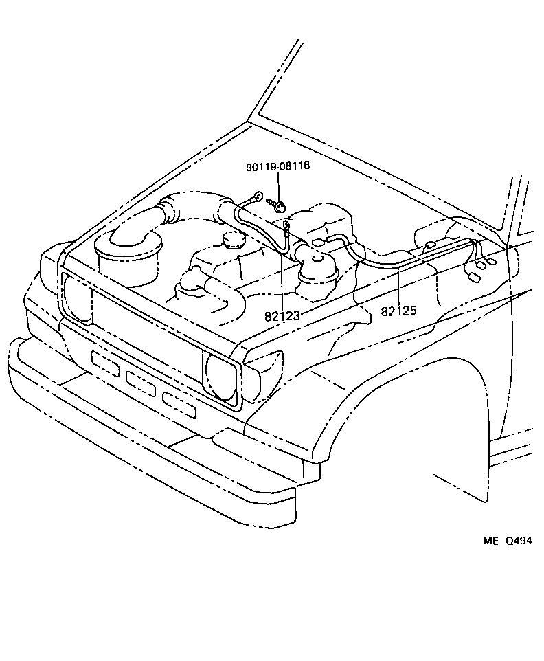  LAND CRUISER S T H T |  WIRING CLAMP