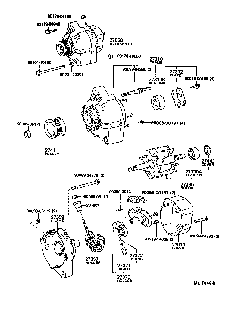  LITE TOWNACE V WG |  ALTERNATOR