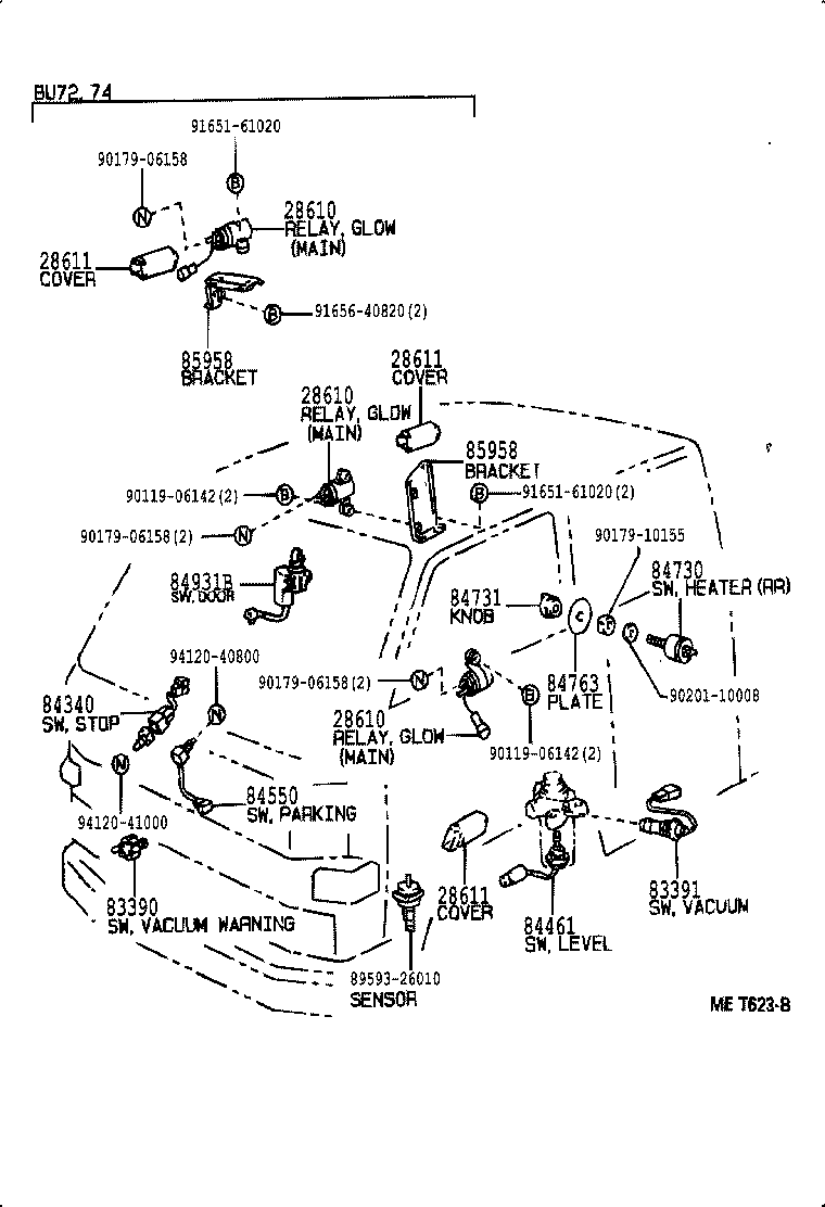  DYNA TOYOACE |  SWITCH RELAY COMPUTER