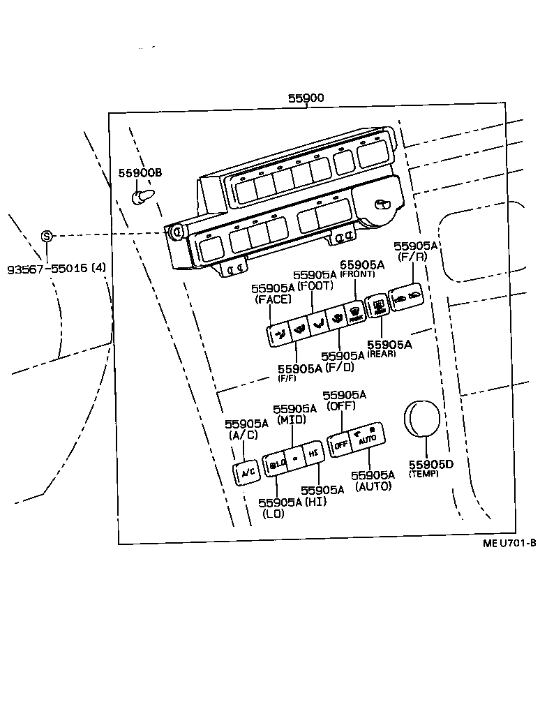  MARK 2 |  HEATING AIR CONDITIONING CONTROL AIR DUCT